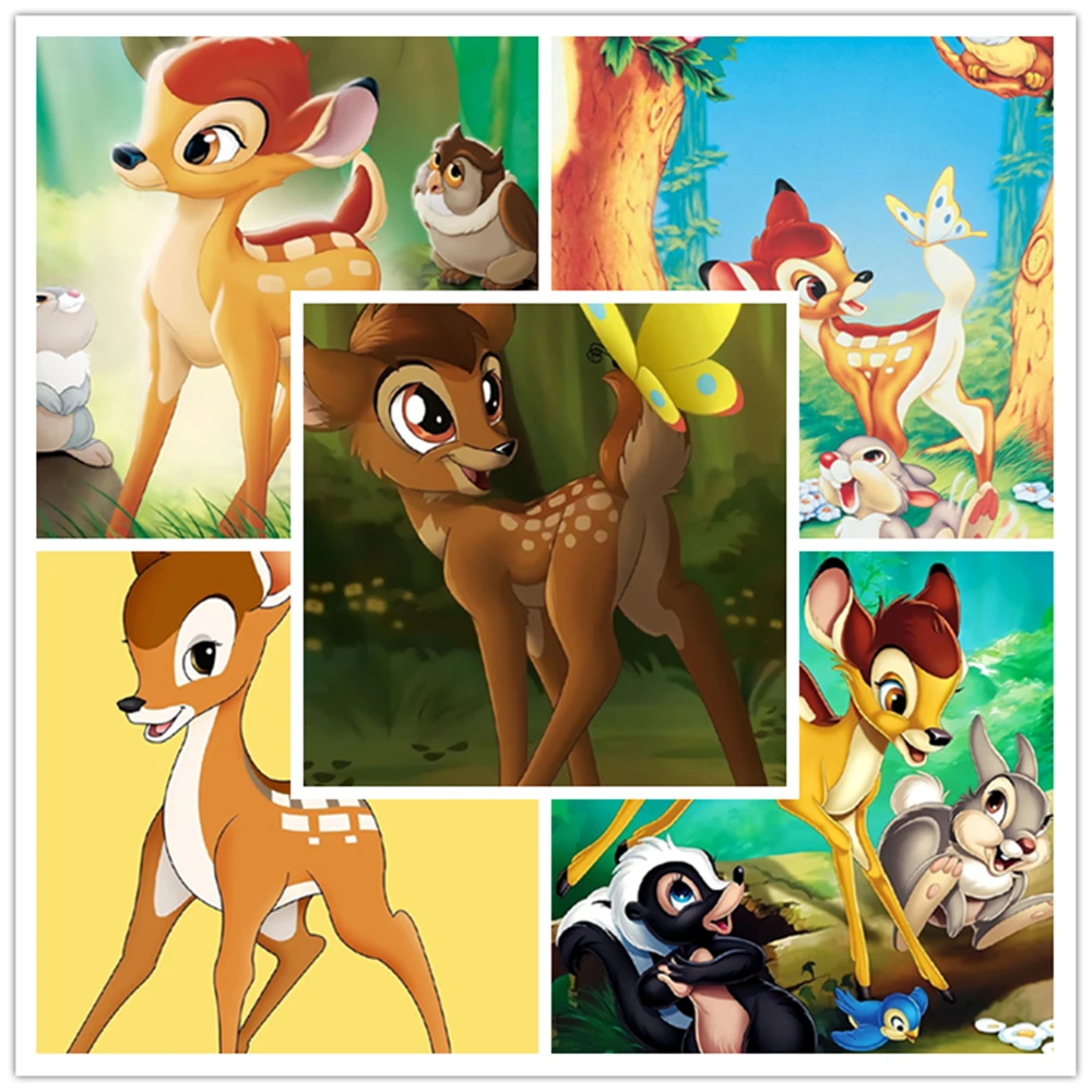 Алмазная живопись сделай сам Disney 5D серия фильмов Фан Бэмби HD полностью вышивка