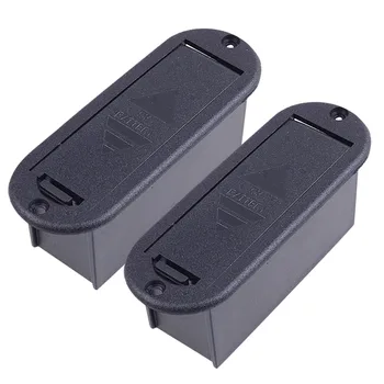 

Compartment Portable Case Practical Battery Box Storage 9V Accessories Holder Plastic Tool Shell For Active Guitar Pickup