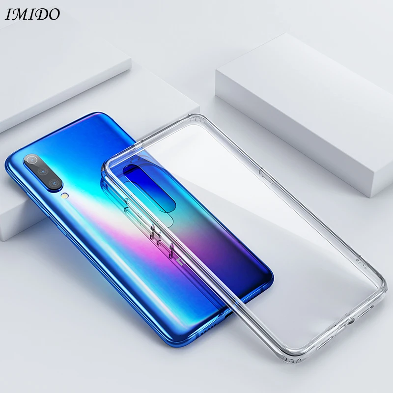 ТПУ чехол для Xiaomi Mi 9 Pro CC9 CC9E полный транпаритет Мягкий силиконовый задняя