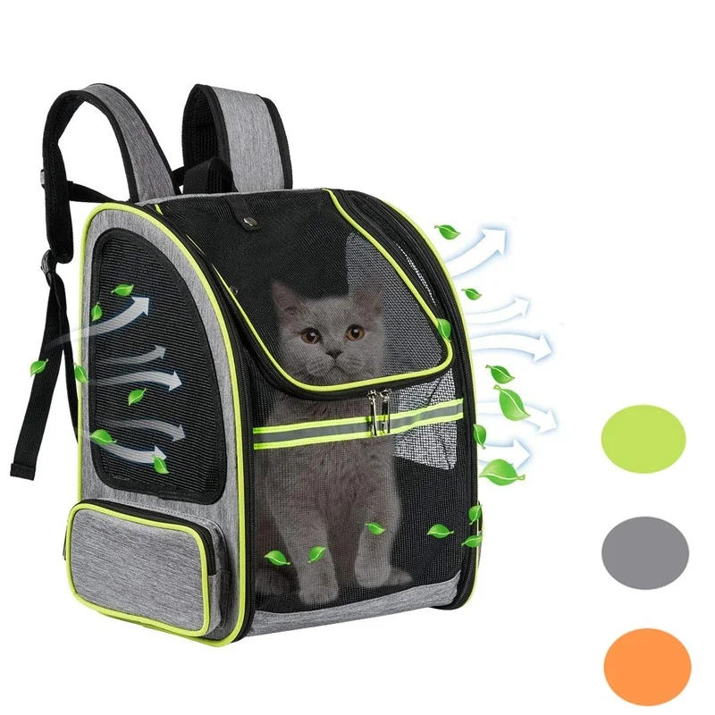 Cat Carrier Backpack for Small Dogs Breathable Mesh Cats Backpack for