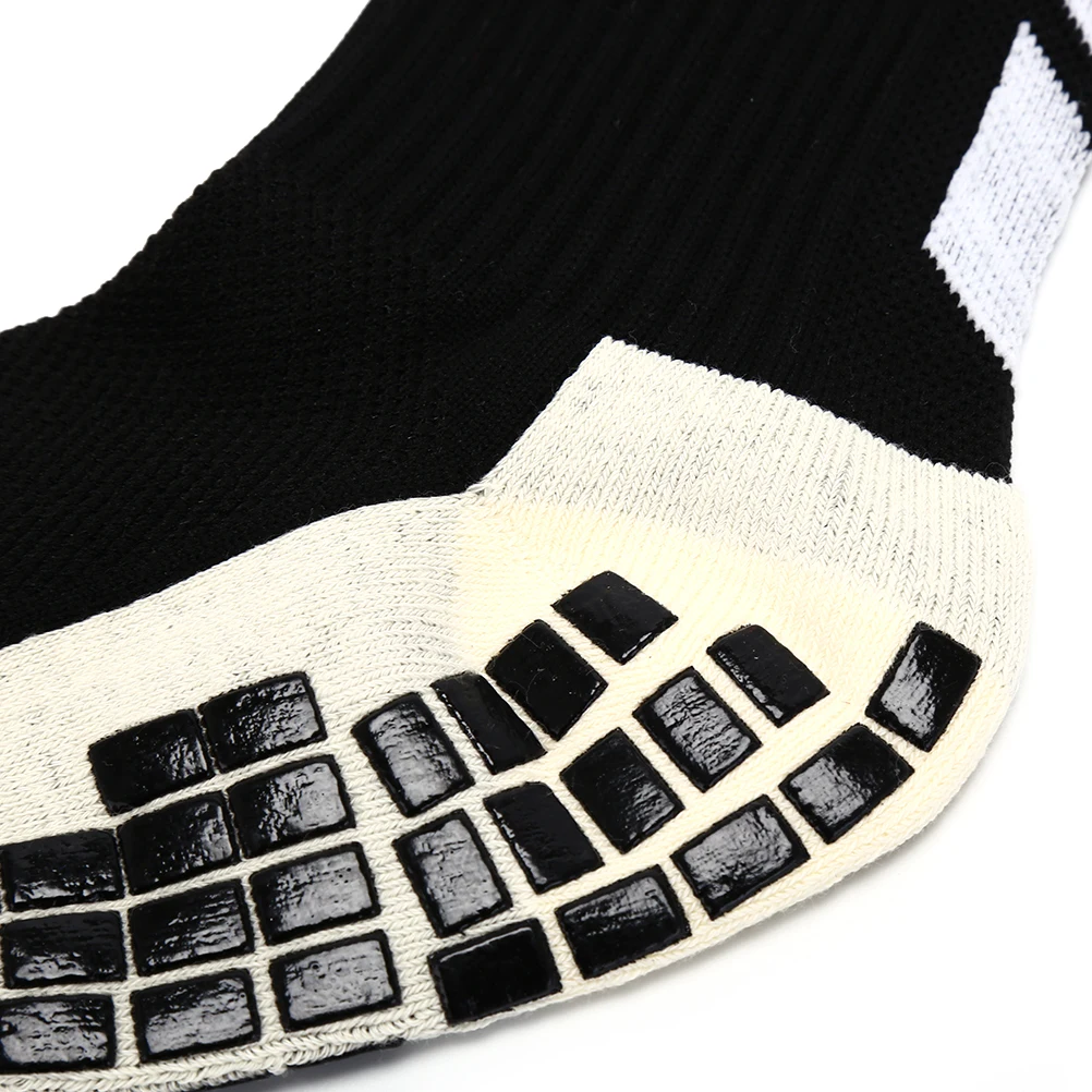 Men Boy Cotton Cushioned Crew Socks Football Basketball Sports Anti Slip high Socks