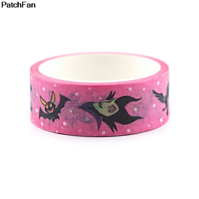 Patchfan Maleficent фильм DIY Скрапбукинг липкий клей Васи бумага маскирующая лента печатные узоры наклейки A2598