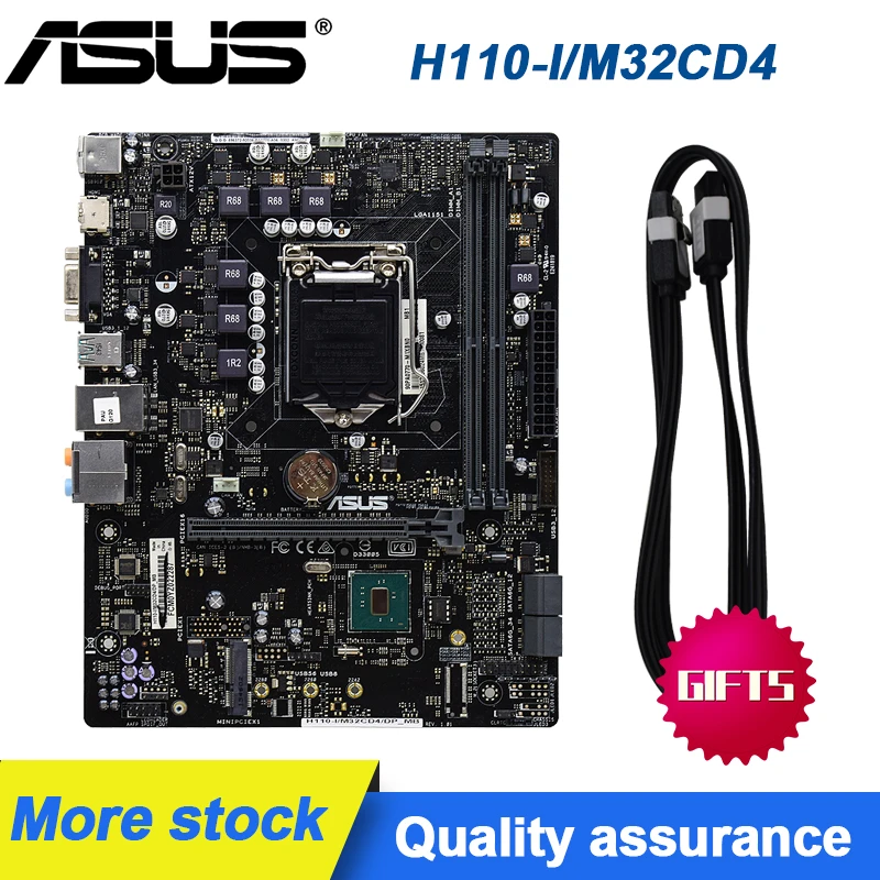 Asus H110i/m32cd4/dp_mb 1151 Motherboard Ddr4 Motherboard 1151 Intel