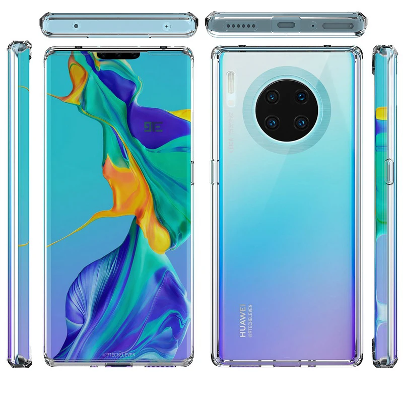 Для huawei mate 30/mate 30 Pro Чехол Кристальный Гибридный Бампер прозрачная твердая акриловая задняя крышка для huawei mate 30 30pro чехол для телефона s