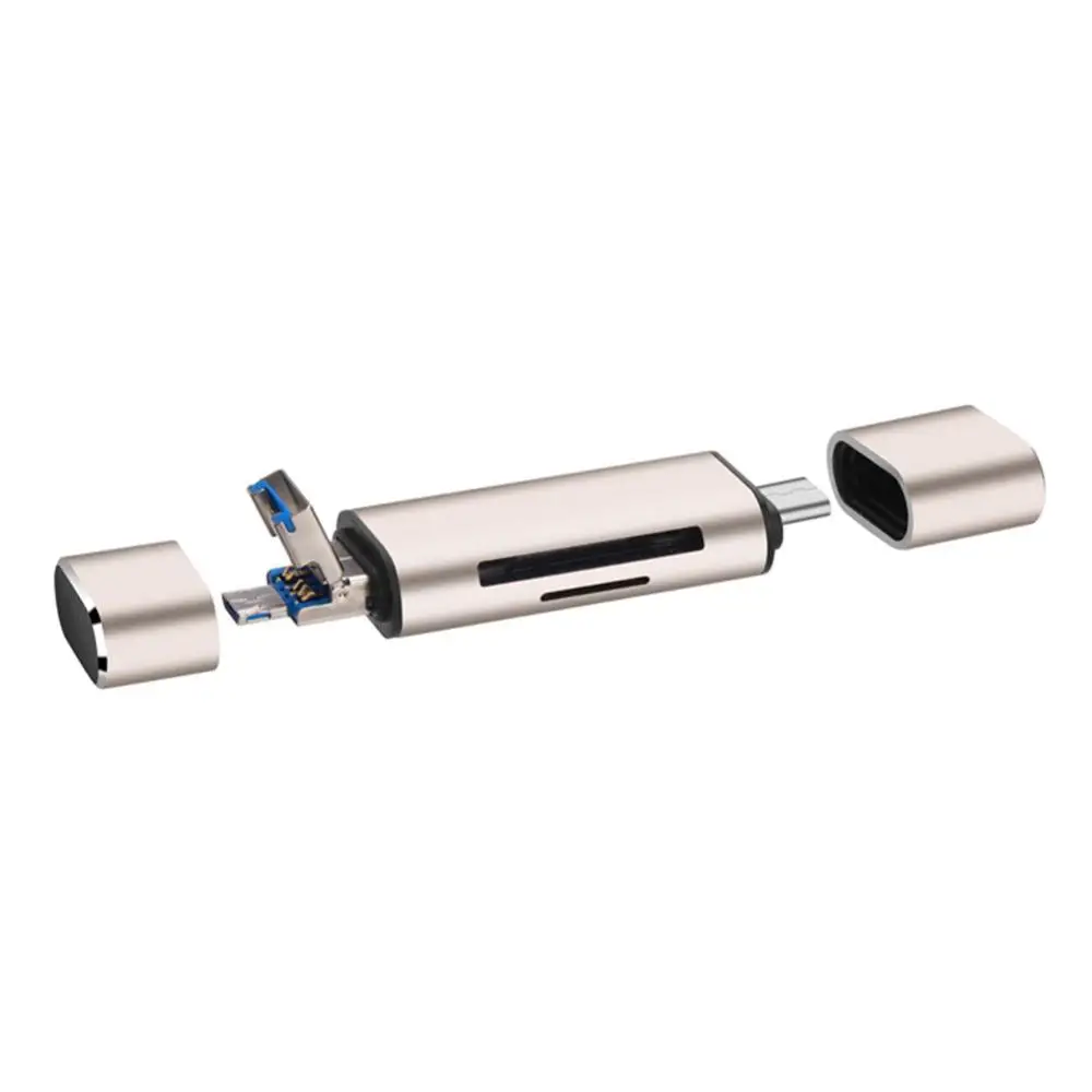 3 в 1 Многофункциональный USB A Micro usb type C кардридер поддержка SD FT-карта OTG для Nexus 5X6 P Macbook