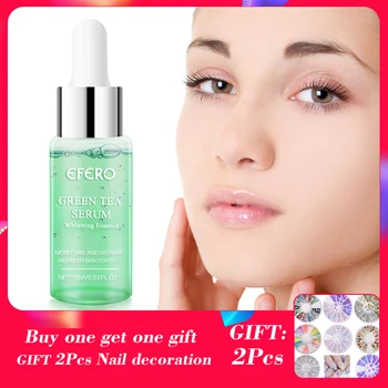 

EFERO Green Tea Essence Face Cream Acne Treatment Serum Face Anti Aging Moisturizing Skin Care Whitening Face Cream Skin Care