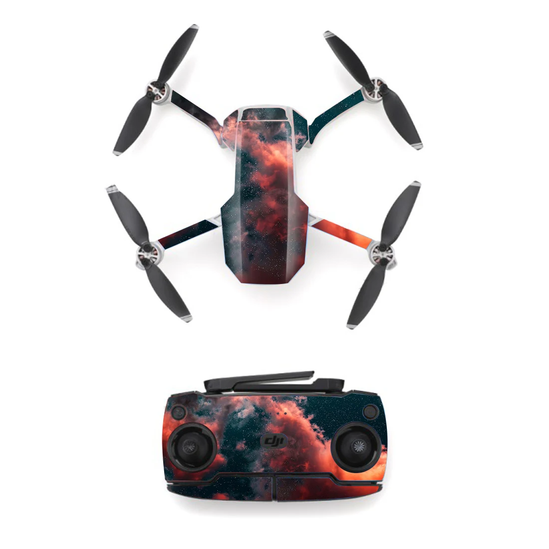 Стильная Виниловая наклейка для DJI Mavic Mini Drone с изображением звездного неба и