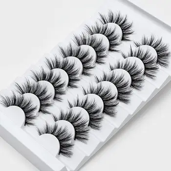 

SEXYSHEEP 4/8 pairs 3D Mink Lashes Natural False Eyelashes Dramatic Volume Fake Lashes Makeup Eyelash Extension Silk Eyelashes