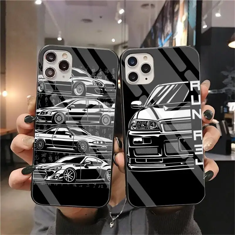 Чехол HPCHCJHM из закаленного стекла для iPhone 11 Pro XR XS MAX 8X7 6S 6 Plus SE 2020|Бамперы| |