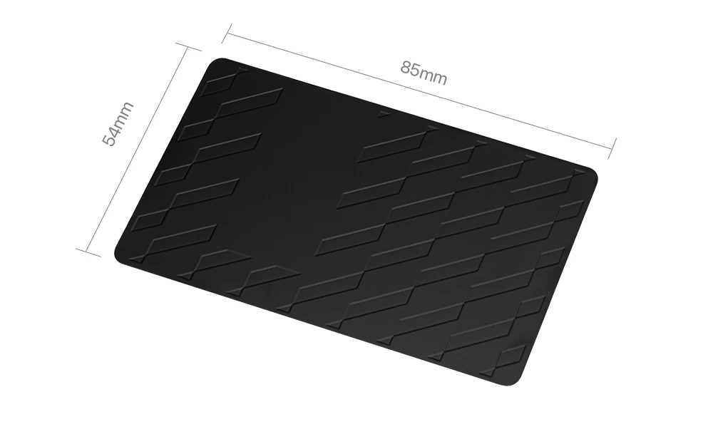 Cloudray 10 stücke High Class Design Karten Sechs Arten Schwarz Edelstahl DIY Bussign Karte für DIY Laser Kennzeichnung Geschenk postkarte – Detail 4