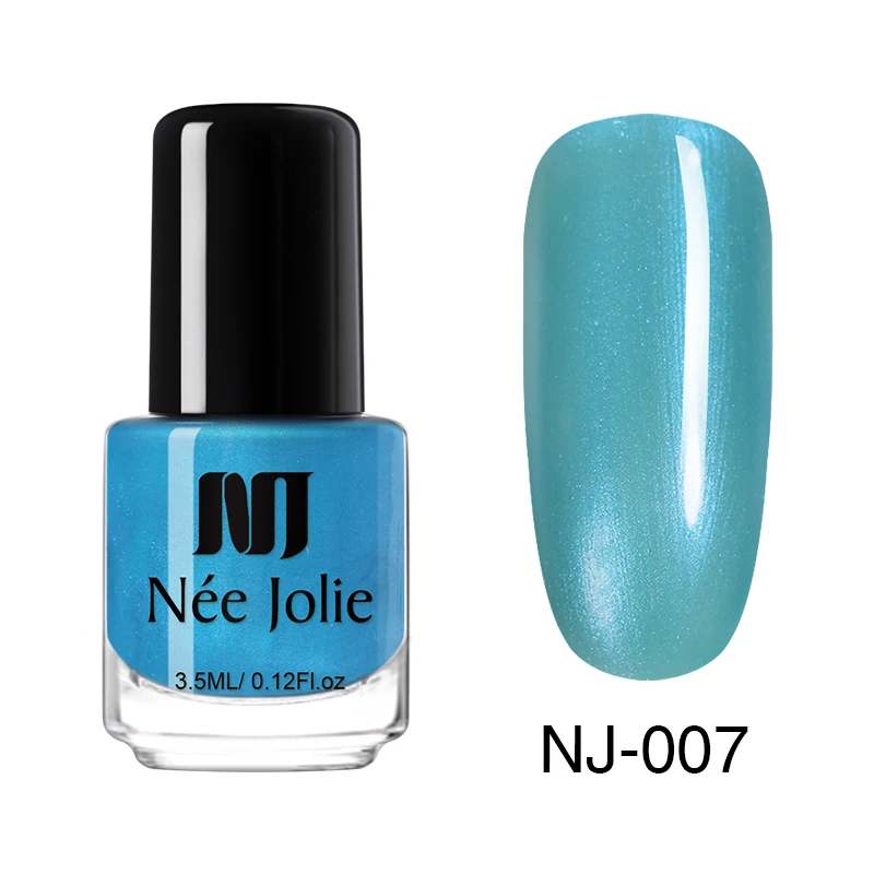 3.5ml Pearl 07 Лак для ногтей NEE JOLIE, кофейный, серый, красный, серия Nail Varnich, чистый цвет, лак для ногтей, лак, украшение, 3,5 мл - Цвет: 3.5ml Pearl 07