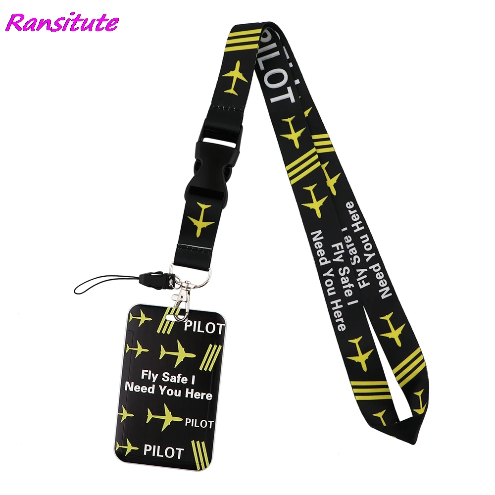 Ransitute R1864 Fly безопасный I Need You здесь держатель для карт карман удостоверения