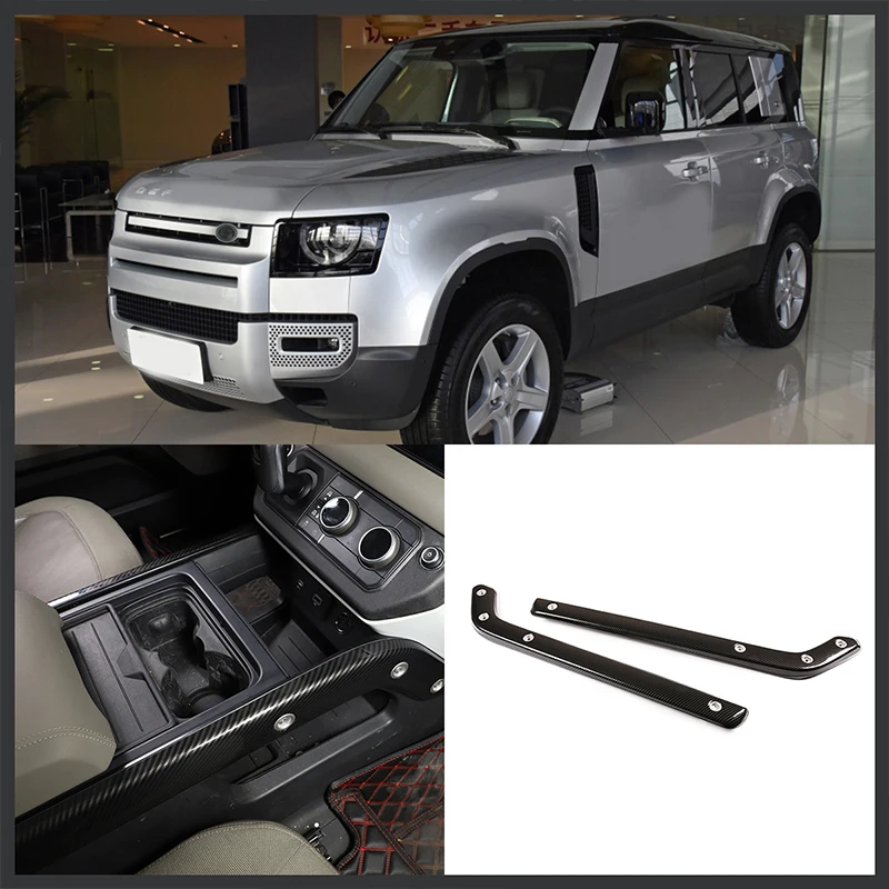 

For Land Rover Defender 2020-2022 ABS Auto Central Control Side Trim Strip 90 110 Interior Car Modification Accessories