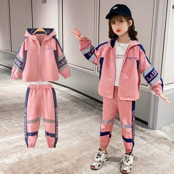 

Kids Clothes Girls Girls Clothes Glow 2pcs Clothes For Kids Clothing Casual Pants Sports Suit Children Kid Suits Sport Hoodies