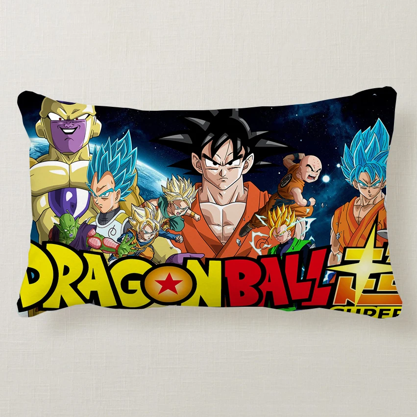 12x18in прямоугольный чехол для подушки DBZ Goku Taie D'oreiller Super Saiyan Dragon Ball Z декоративная подушка домашний декор чехол для подушки - Цвет: 7