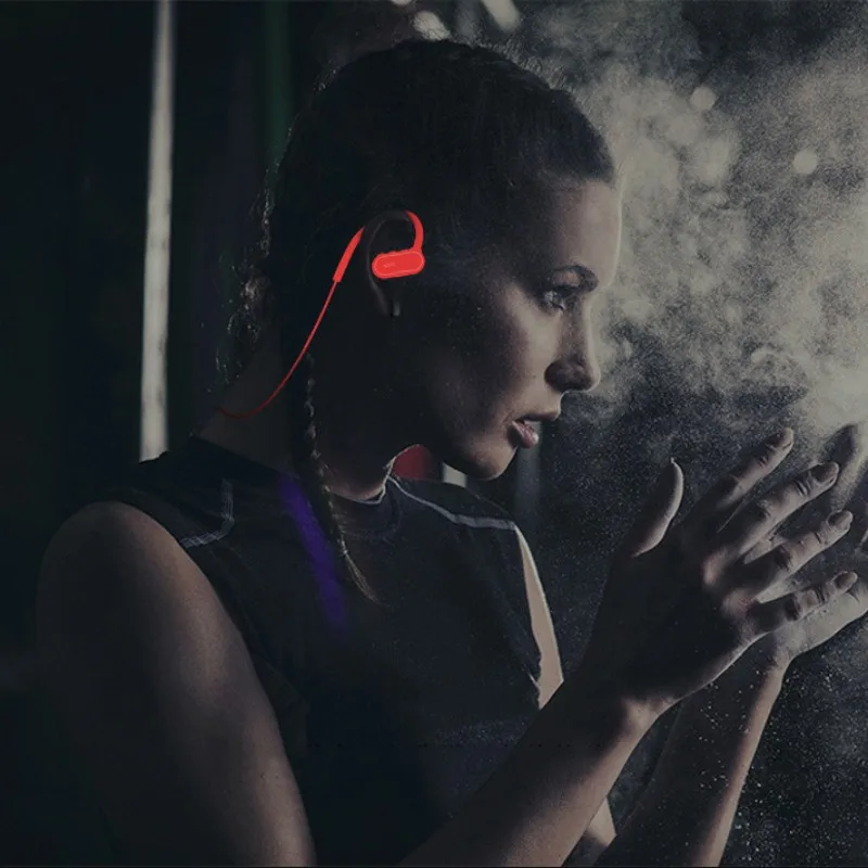 Спортивная bluetooth-гарнитура, беспроводные наушники, Висячие стерео бинауральные наушники с голосовой передачей для Smartphoes Ipod Ipad