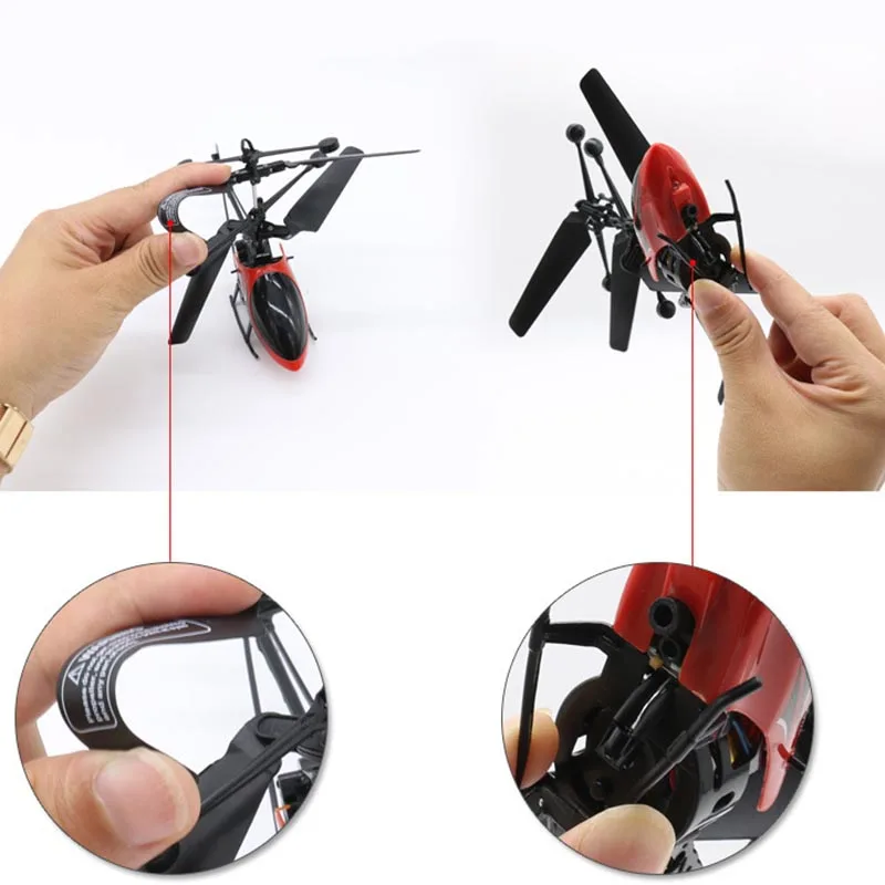 Remote Eletric Flying Helicopter Flashing Lights Hand Controlled