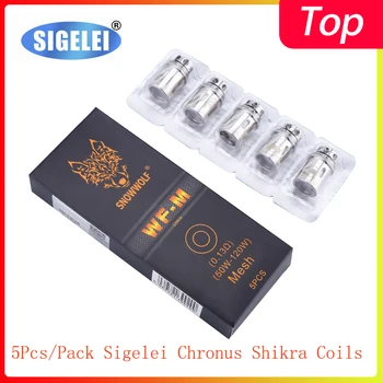 

Hot 5PCS/Pack VAPE coil for Sigelei Chronus Shikra vape kit Replacement Coils electronic cigarette accessoires