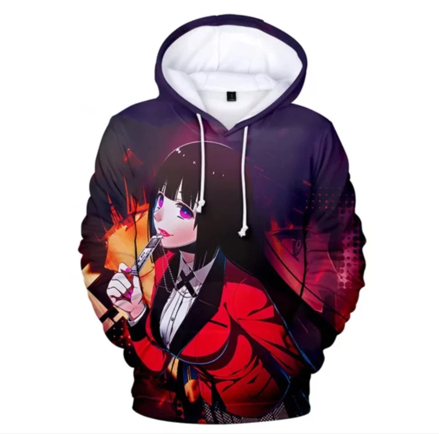 Костюм для косплея JP Anime Kakegurui с 3D капюшоном джабами юмэко популярная одежда