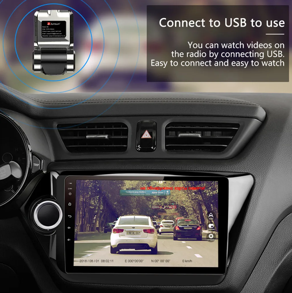 1080P USB Автомобильный видеорегистратор для вождения камера HD ночная версия 170