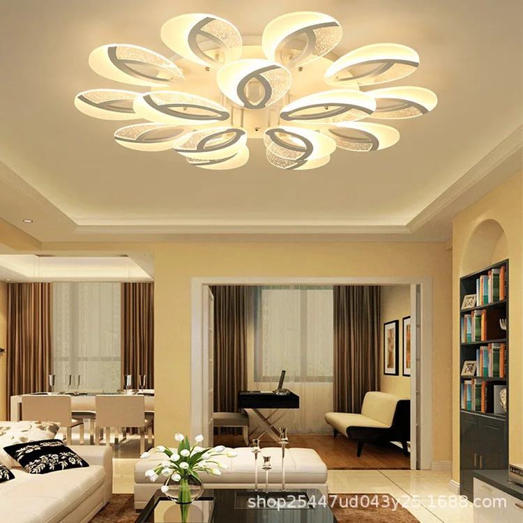 

Ultra-thin Ceiling Lamp Special-shaped Flower Led Lamp Lighting Modern Simple Acrylic Living Room Bedroom Ceiling Lamp