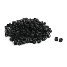 500 шт. 9,5 мм x 6,4 мм черный кабельный жгут защитная втулка с фиксатором SK-10