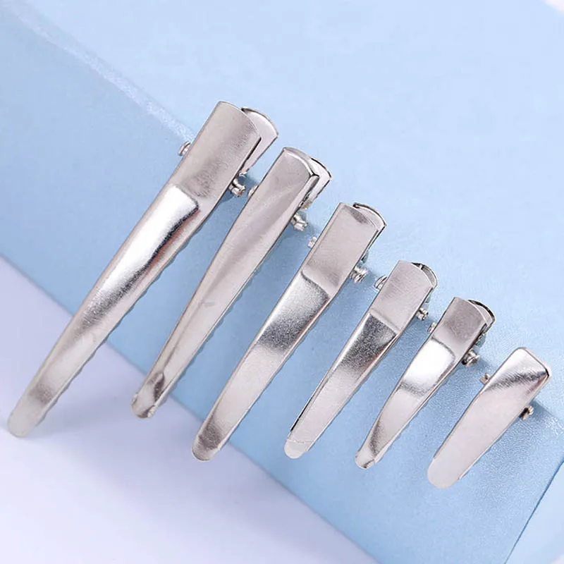 30-50pcs-Hair-Clips-Base-25-30-35-45-50-60mm-Sharp-Prong-Alligator ...