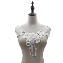 Emboidery воротник для шеи diy поддельные съемные воротники водорастворимые Женская бутоньерка трехмерные кружевные аксессуары