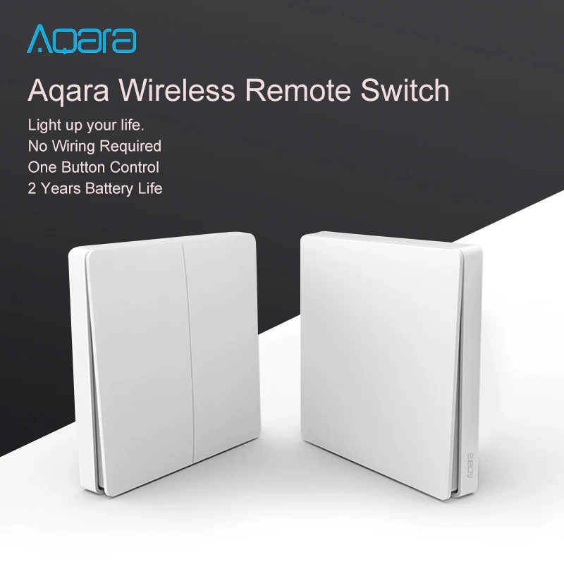 

Original Aqara Smart Home Light Wireless Remote Control Switch ZigBee Version Wireless Wall Switch For Xiaomi Mijia Mi Home APP