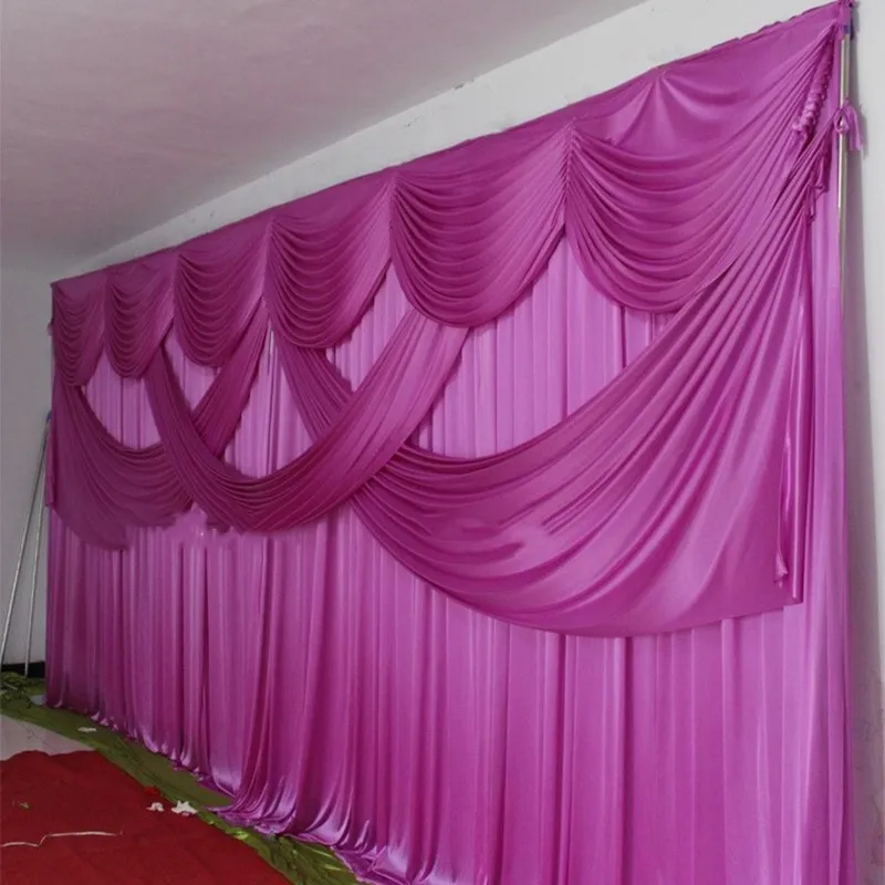

Ice Silk Cloth Fashion Background Curtain Wedding Props Birthday Party Dessert Table Celebration Stage Curtain Scenes Decoration