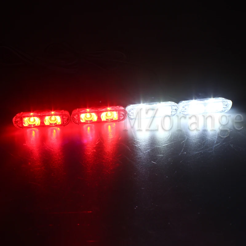 fso flash strobe light 4x2 LED Police lights led strobe lights on a car police flasher stroboscopes Flash Lights police light