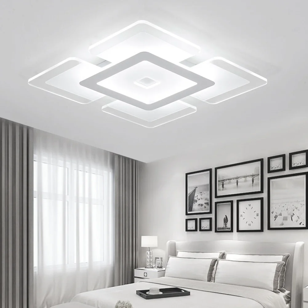 

Home Ceiling Light Bedroom Voice Living Room Modern Phone Super Bright Smart Led Acrylic Stepless Dimming Wifi Control Practical