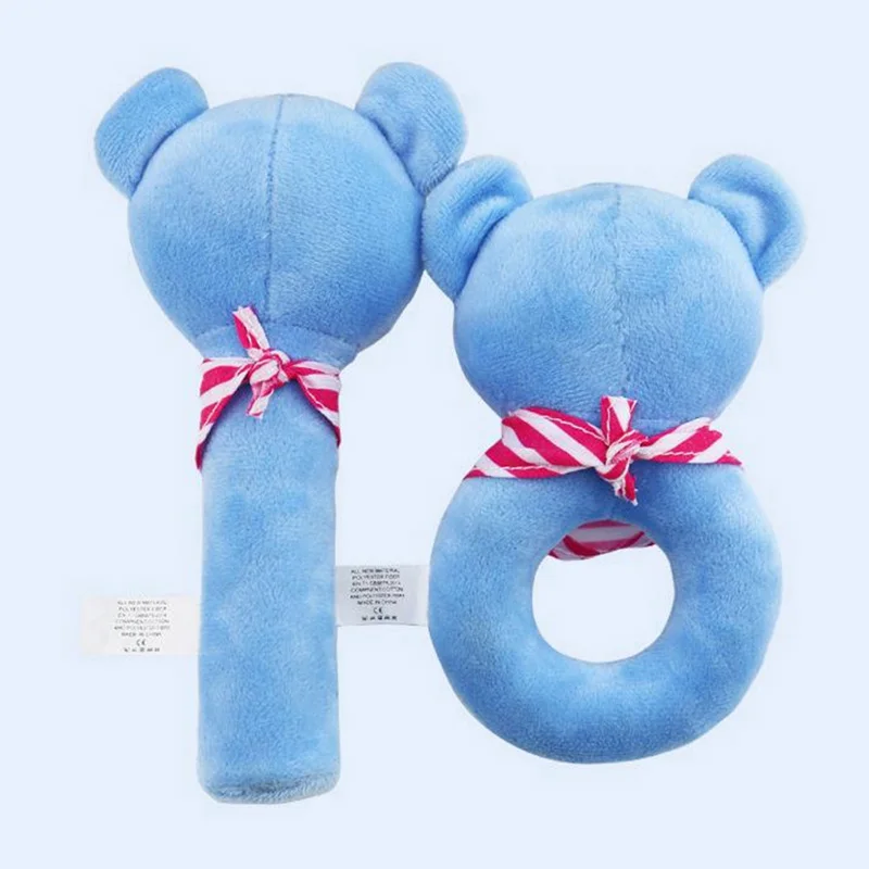 Новорожденный мультфильм ребенок мальчик девочка погремушки для младенца животное ручной Колокольчик малыш плюшевые игрушки Развитие подарки малыш игрушки 0-12 месяцев