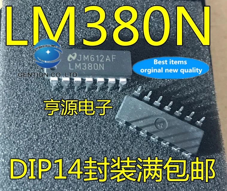 

10 шт. LM380N LM380 DIP14 линейный аудио усилитель в наличии 100% новый и оригинальный