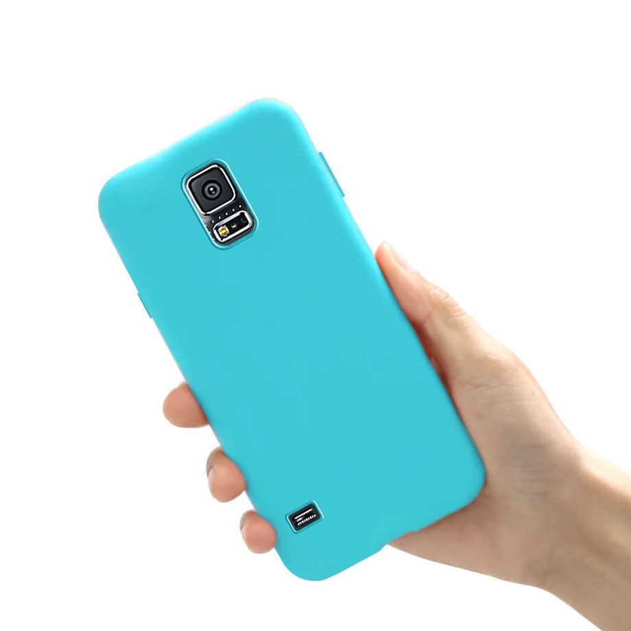 Для samsung S 5 S5 чехол-накладка для samsung Galaxy S5 чехол-накладка Мягкий ТПУ силиконовый чехол для samsung S5 Neo чехол для телефона - Цвет: Sky Blue
