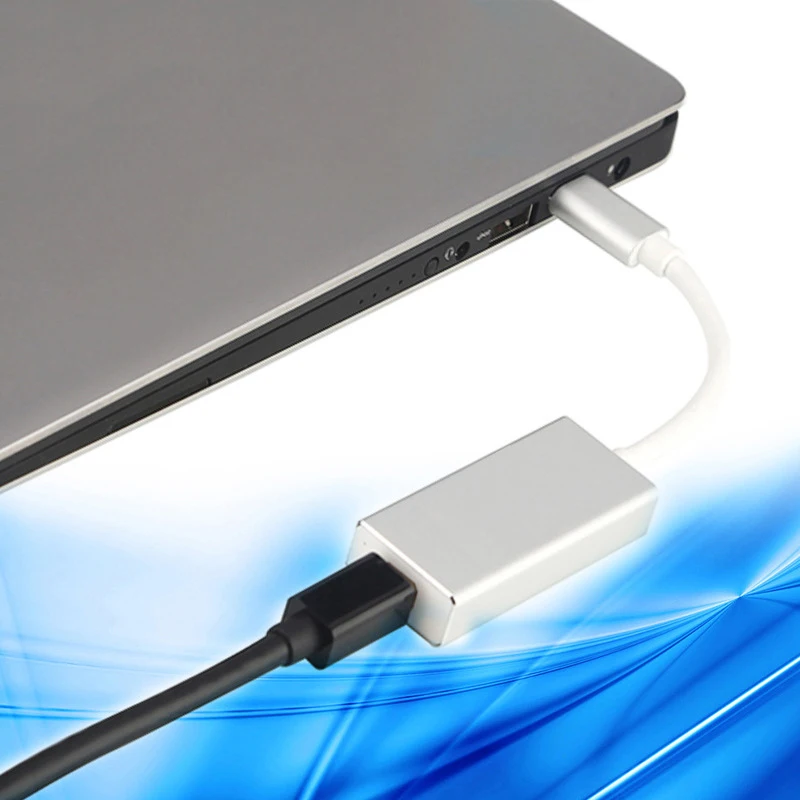 USB C к Мини DP 4K 60Hz Тип C к Мини адаптер портов дисплея для MacBook Pro