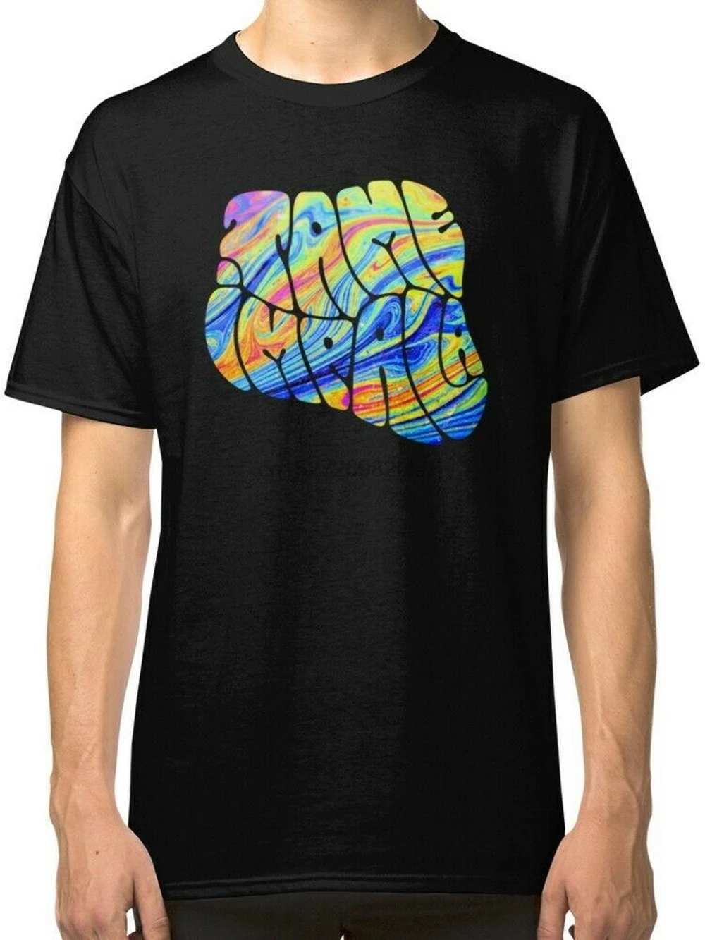 Tame Impala Abstract MenS Black T-Shirt Hot Summer Casual Tee Shirt |