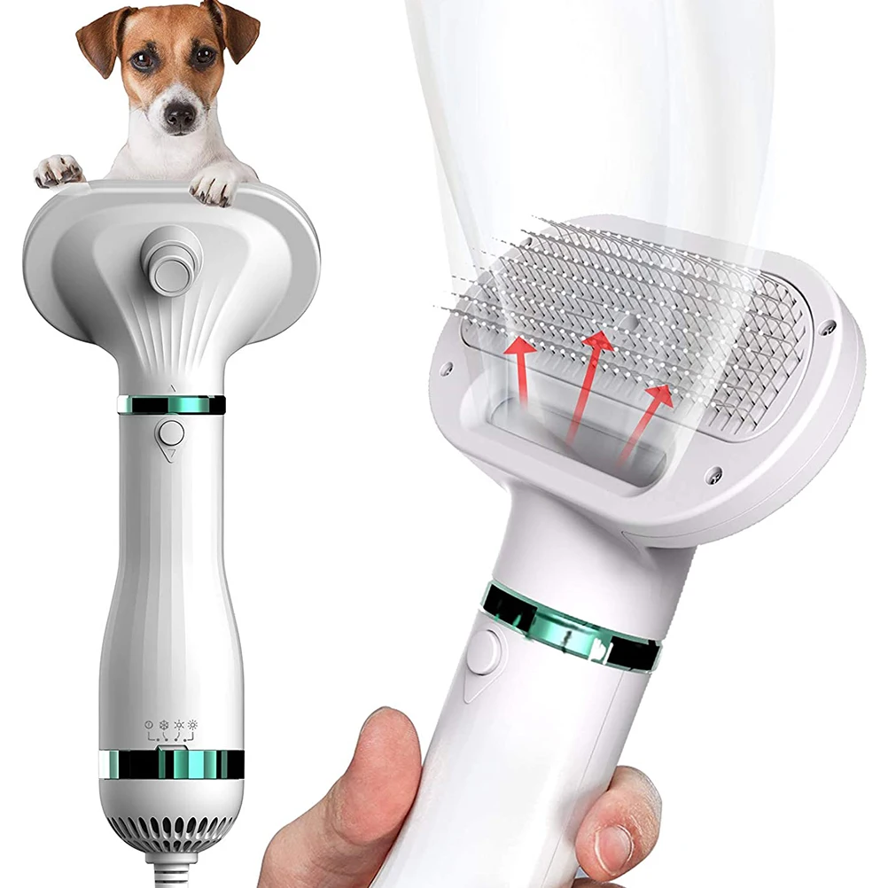 Dog Dryer Dog Hair Dryer Grooming Comb Brush For Pet Hair Cat Fur