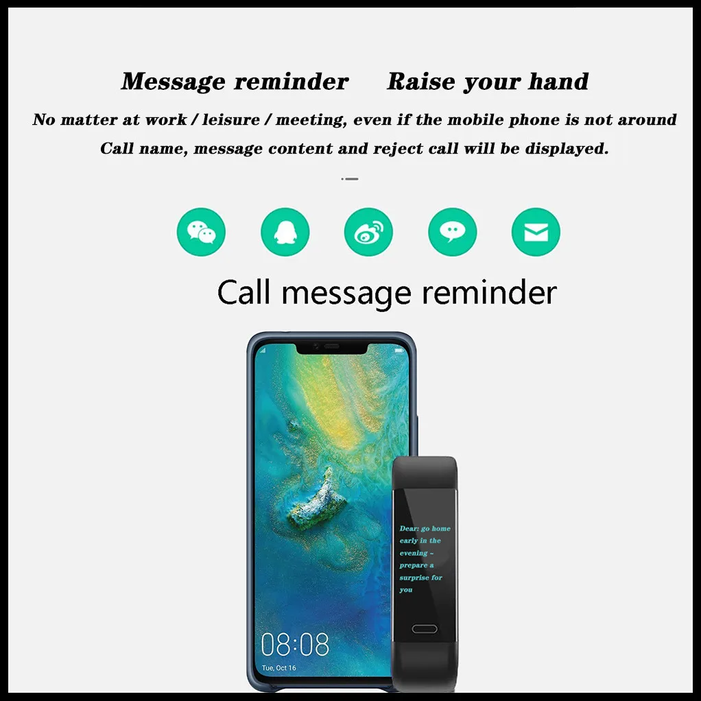 Y59 Смарт-часы браслет сердечный ритм кровяное давление SmartBand фитнес-трекер Браслет для Honor Band vs Q1 SmartWatch