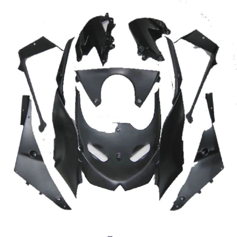 Бело черный для Kawasaki ZX 6R 2009 2010 2011 2012 Cowling ZX6R 636 09 10 11 12 панелей ABS пластиковый
