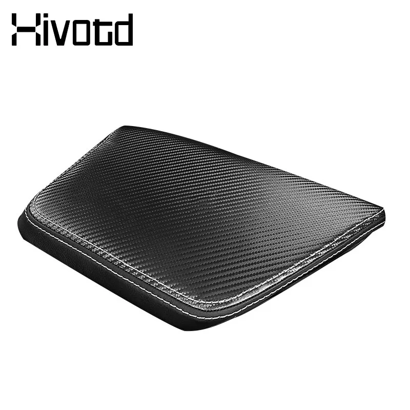 PU 자동차 보관함 콘솔 커버 센터 팔걸이 쿠션 트림 인테리어 장식 스타일링 액세서리 volvo xc60 2019 2020