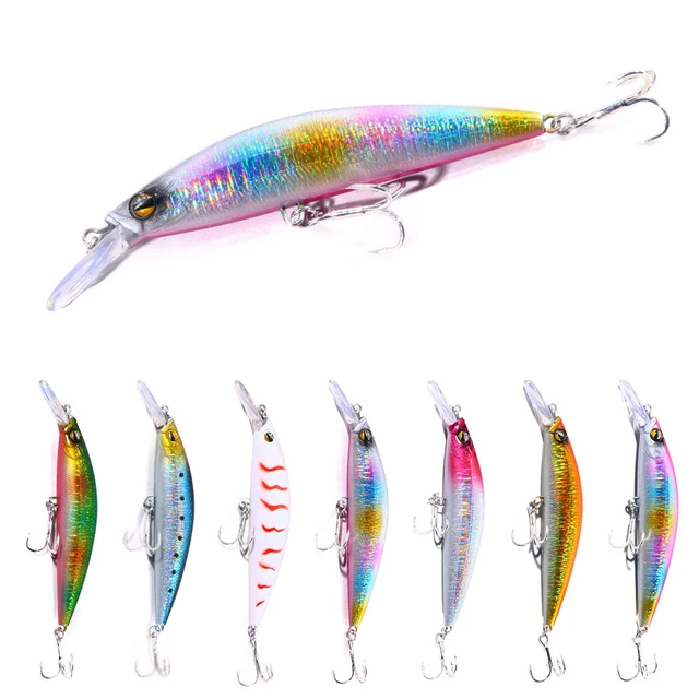 10.5cm 25.4g Sinking Fishing Lure Minnow Artificial Bait 3D Eyes