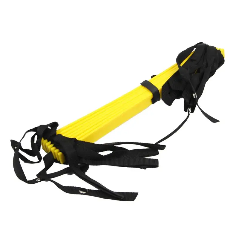 10 Feet Agility Speed ladder Soccer Training ladder Quick 7 Flat Rung Speed Ladder-Yellow