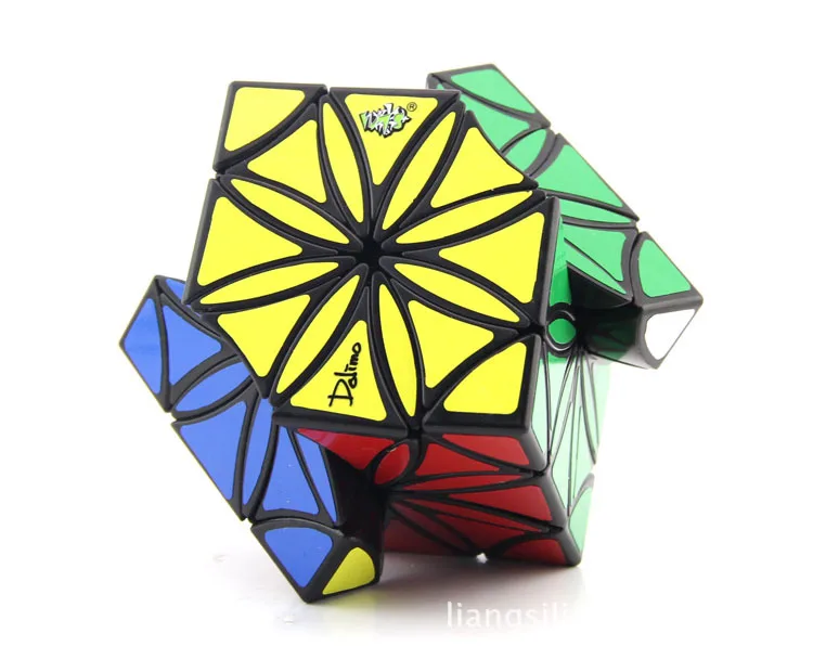 [Синий лепесток цветок Рубика Кубик черно-белый с узором] новые продукты Кубик Рубика гладкая игрушка ненормальный куб