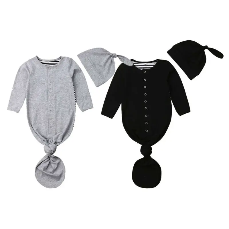 Goocheer/Модный Милый осенний спальный мешок в полоску для новорожденных детей, комплект одежды для фотосессии, 0-6 м