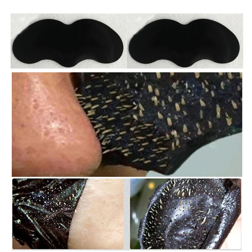 

50pc Bamboo Charcoal Blackhead Remover Black Dots Spots Acne Treatment Nose Sticker Cleaner Nose Pore Deep Clean Strip