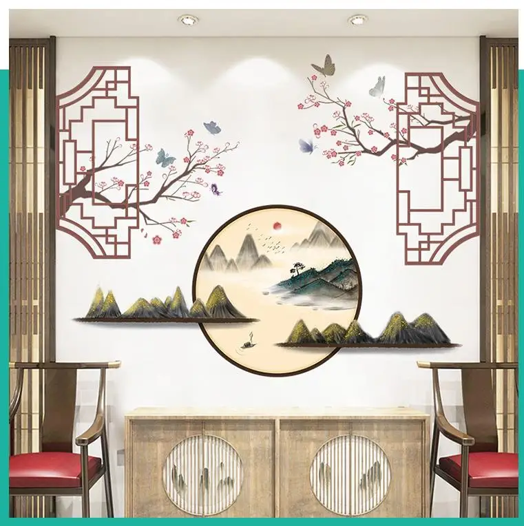 

Виниловая настенная роспись в китайском стиле