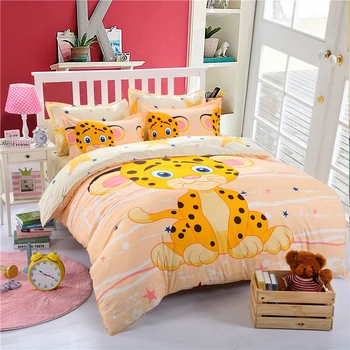 

Cute Cartoon Style bedding set twin size duvet cover for kids bedroom decora boys double bed set single queen king bedspread