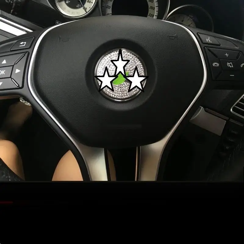 Car Control System Button Interior Durable Automobile Decorative Sticker Strip Mouldings 12 13 14 15 FOR Mercedes Benz GLK Class