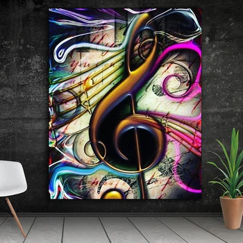 

New 5D DIY diamond Painting Cross Stitch Musical note full square /Round Diamond Embroidery Mosaic Home Decoration Gift